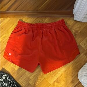 Women's Red Athletic Shorts